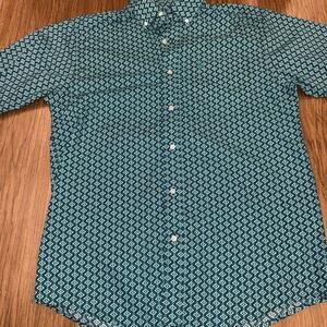 ARAIT pro series Men's Western plaid button up  shirt blue Sz Med *see Photos